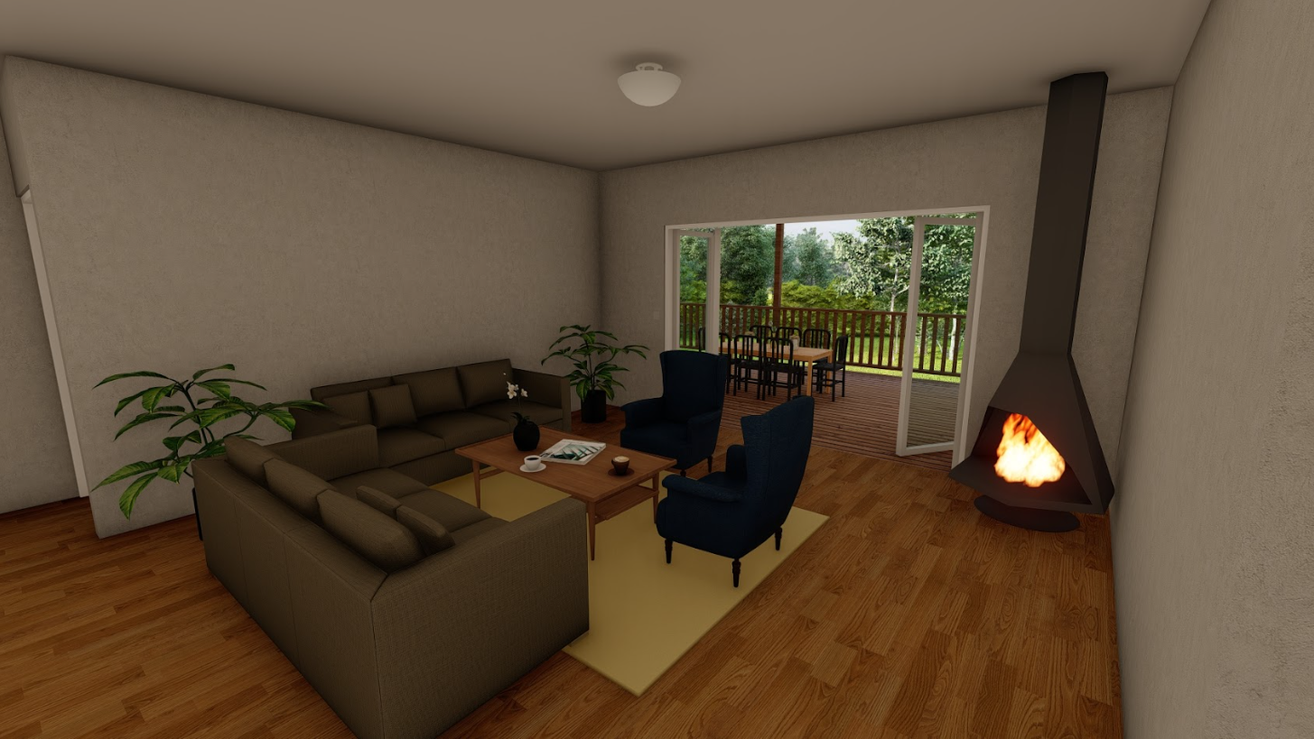 Nature Living - Interior living room space with natural light